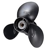 propeller johnson 15 ps Rotation: R Viviance 9 1/4 X 10 Boot Aluminiumlegierung Schwarz 3 Blätter 10 Spline Zahn Propeller Für Suzuki 8-20HP DF8A DT9.9 DF9.9 DF9.9A DT15 Evinrude Johnson Outboard 9.9-20HP 9.9HP 15HP 58100-93733-019