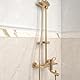 LACHEERY Bordüre Selbstklebend Gold Marmor Tapetenbordüre Weiß Marmoroptik 7.6cm x 500cm Wandbordüre Selbstklebende Fensterbank Folie Marmor Wasserdicht Folie Möbel Weiß Bordüre Für Wande