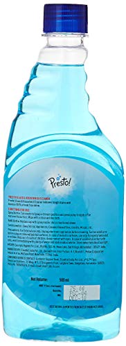 Image of Dish Wash Gel - 2 L (Lime) and Amazon Brand - Presto! Glass and Household Cleaner Refill - 500 ml (Pack of 2)