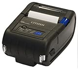 Citizen America CMP-20BTIUM CMP-20 Series Portable Mobile Receipt Printer, 2' Printer Class Size, 203 DPI Resolution, Bluetooth, MSR, Apple iOS Certification, Black