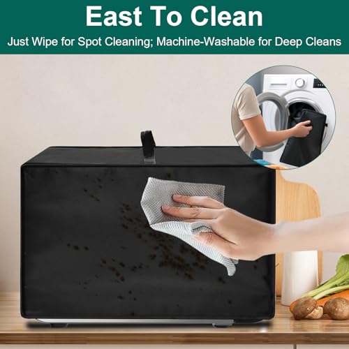 Image of Toaster Oven Air Fryer Cover, Heat-Resistant Waterproof Dust-proof Kitchen Appliance Covers Compatible with Ninja DCT401 DCT451 DCT501 DCT651 DCT402BK Smart Double Oven