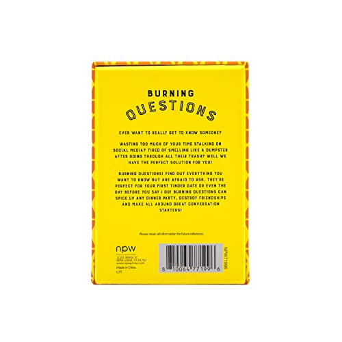 Image of NPW-USA Burning Questions Cards, 80-Cards