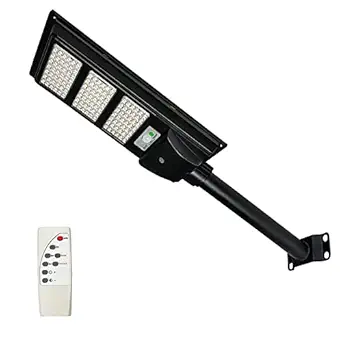 GLW 150W Solar Street Light Dusk to Dawn Outdoor Motion Sensor Street Light for Street,Yard,Playgroud,Parking Lot