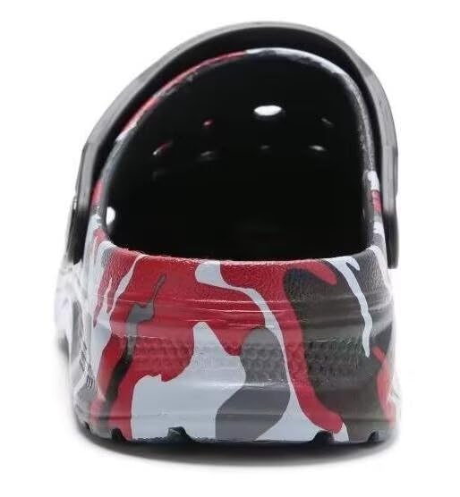 Image of Kids Boys&Girls Black Camouflage Clogs Children's Beach Shoes Classic Marbled Tie Dye Clog Little Kid