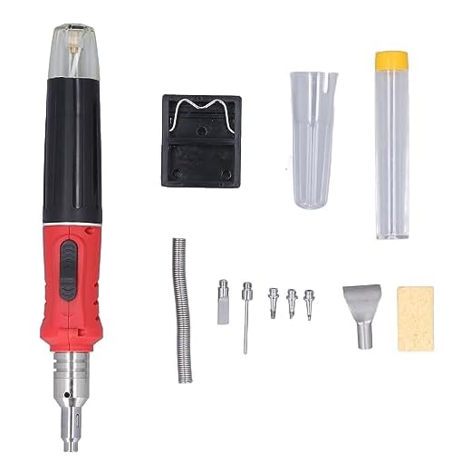 Juego de Soldador de Gas, Portátil 1300 ℃ 10 en 1 Soldador de Gas Butano Inalámbrico Autoencendido de Alta Seguridad para Reparación