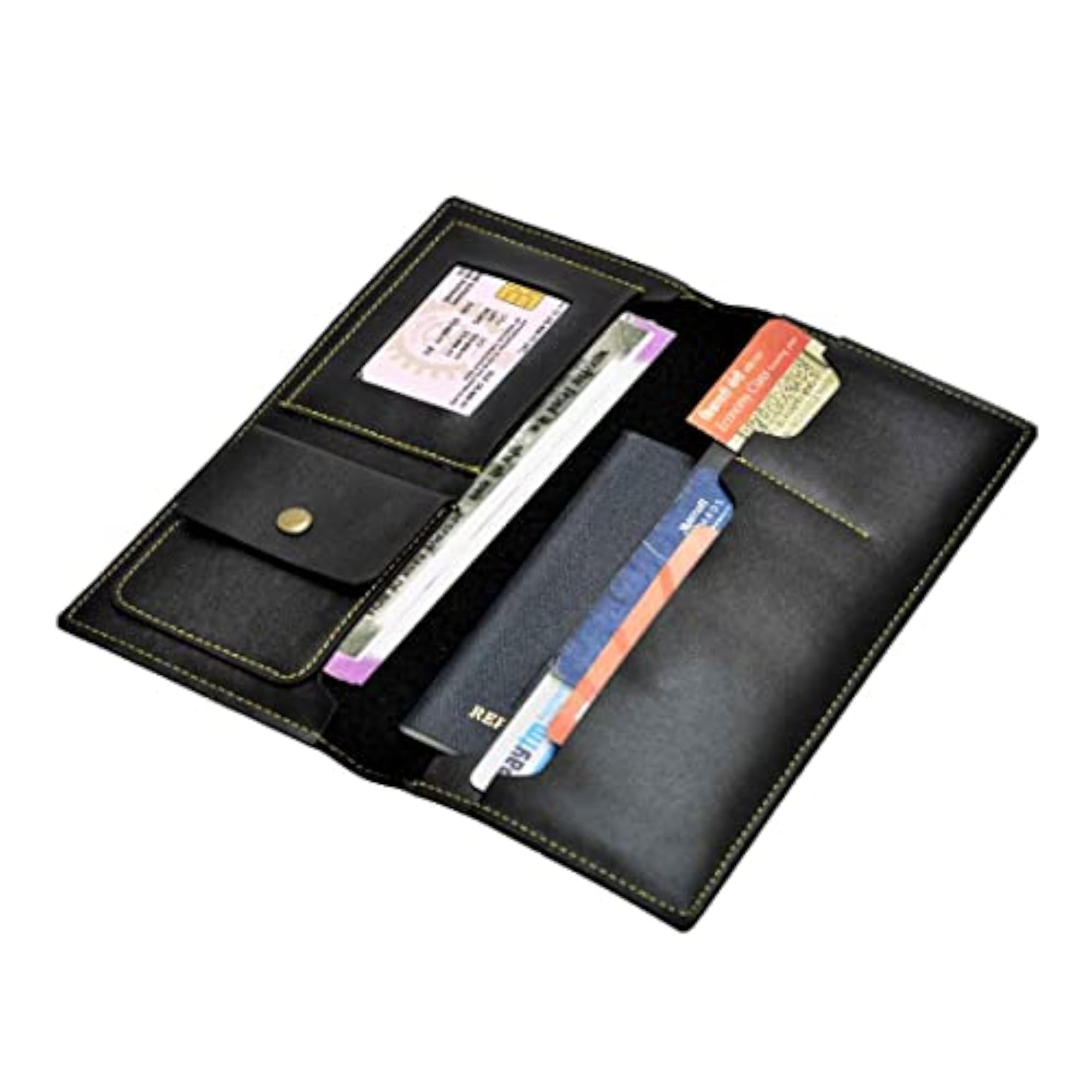 Personalized Vegan Leather Passport Holder Travel Organizer