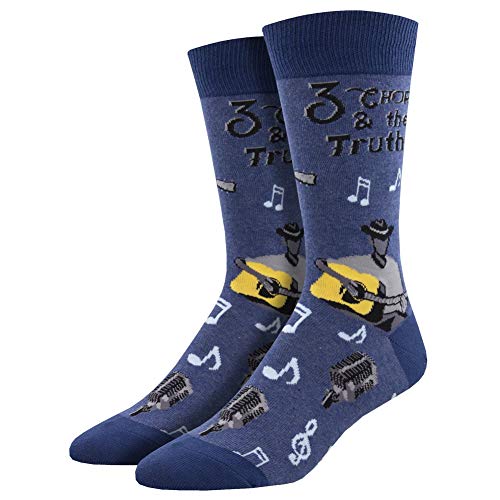 Image of Men's Crew Socks Musician 3 Chords and the Truth
