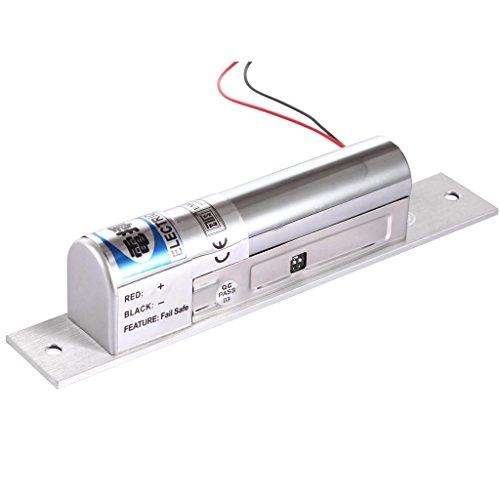 UHPPOTE Eléctrico Gota Pestillo Cerradura Fail Safe NC Modo DC12V 0/2.5/5/9 Segundos...