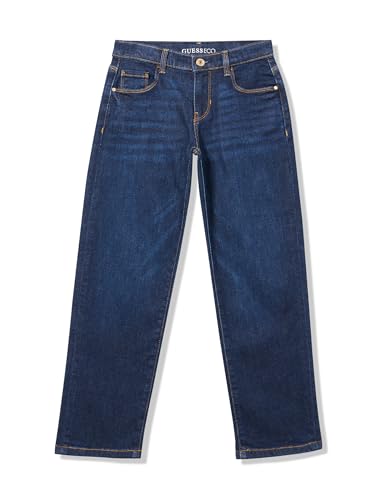 GUESS Girls' Eco Straight Denim Jeans
