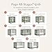 babyletto Pogo 8-in-1 All-Stages® Convertible Crib - Conversion Kits for Bassinet, Midi Baby & Full-Size Crib to Toddler Bed, Daybed, and Baby Bed - GREENGUARD Gold Certified - Portable & Adjustable