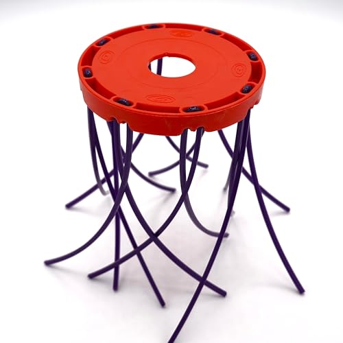 Cabezal multiusos profesional GPG Technic para desbrozadoras apto para corte de hierba alta, limpieza autoblocante y pavimentos exteriores y bordes de parterres. (naranja)