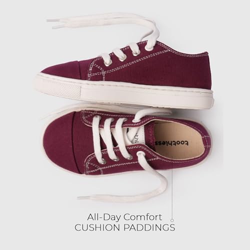 Image of toothless Canvas Shoes | Lace-Up Closure | Durable Canvas Upper | Cushioned Sole | Everyday Casual Wear for Kids
