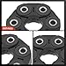 A-Premium Drive Shaft Coupler Flex Joint Propshaft Coupling with Bolts Compatible with BMWE 90 318i 2001-2011 E30 E36 E46 E91 E93 E92 E12 E28 E34 E60, with accessory, Replace# 12456212