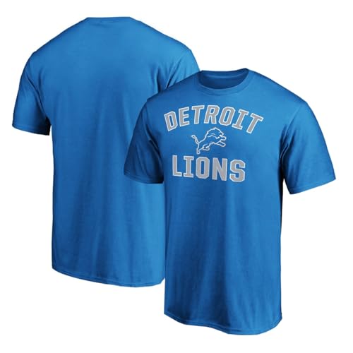 Outerstuff NFL Boys Kids 4-20 Official City Wide Arch Logo Team T-Shirt (Size: 14-16 Detroit Lions - Blue)