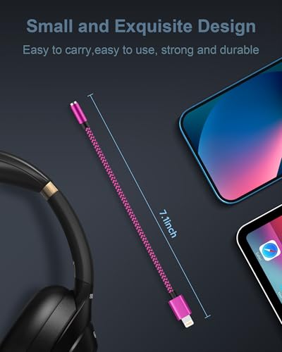 [Apple MFi Certified] 2Pack iPhone 3.5mm Headphone Adapter, Lightning to 3.5mm Headphone Jack Adapter iPhone Aux Audio Jack Adapter Dongle Cable for iPhone 14 13 12 11 Pro Max Plus Mini XR 8 iPad iPod - Thumbnail 5
