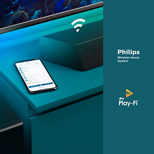Image of PHILIPS B8907 Soundbar 3.1.2 with Wireless Subwoofer, Dolby Atmos, Play-Fi Compatible
