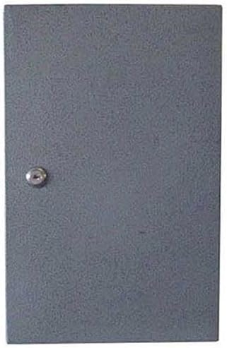 Wilson Safe Pharmacy Safe, Key Lock, 9-1/2"W x 4-1/2"D x 14-3/4"H, Gray