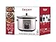 BEPER BC.510 Slow Cooker, 280 W, 4,5 Liter, Glaskeramik, Schwarz und Stahl, Nero E Acciaio