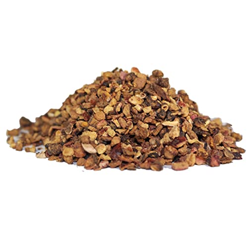 Image of NEERAJ - Natural Sun Dried Pomegranate Peel Powder- Anar Chilka - Punica Granatum for face and Hair treatment - 400 Gm