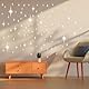 Trinkrittey 108 Pcs Silber Spiegel Wandaufkleber Sterne 3D Wandtattoo Spiegel Sterne Abnehmbare Spiegel Sticker Sterne Acryl Spiegel Sterne Selbstklebend für Home Wohnzimmer Schlafzimmer Dekor