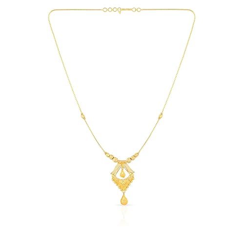 22 KT purity Yellow Gold Necklace PDABJCO086_Y_20 for Women