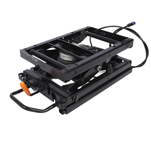 NOENNULL Universal Seat Suspension Kit, Air Seat Suspension with Slide Track, Suitable for Truck RV Commercial Vehicle Agricultural Machinery, for Convenient Installation