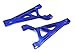 Integy RC Model C28683BLUE Billet Machined Front Upper Suspension Arms for Traxxas 1/10 E-Revo 2.0
