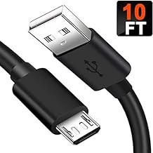 10FT Long PS4 Charger Cord for Xbox One Controller,PS4 Charging Cable,Micro USB Cable for Xbox One S/X Slim Elite Controller,Playstation 4 Games,Dualshock 4 Controller Data Sync Cord Wire