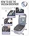 Vacuum Travel Backpack with Electric Pump for Women Men, Vacpack Seal Compression Bags Waterproof Travel Backpack Carry on Flight Approved, Air Backpack Personal Item Carry on Backpacks（purple）