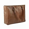 KomalC Genuine Soft Chicago Buff Leather Tote Bag Elegant Shopper Shoulder Bag (Elegance) #5