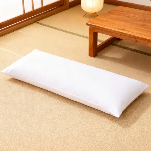 Almohada de algodón 180 cm con soporte para cuello