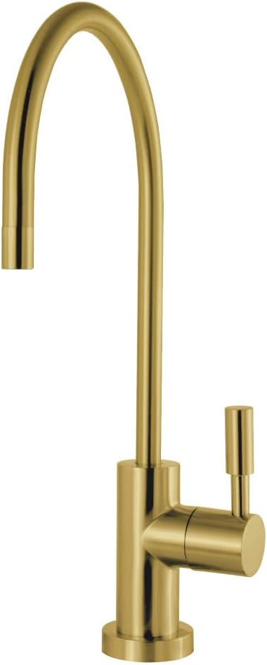 Kingston Brass KSAG8197DL コンコード逆浸透システムろ過水エアギャップ蛇口、つや消し真鍮