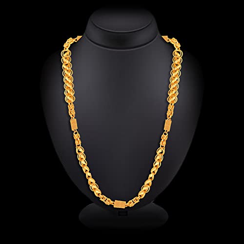 Stylish 1g Gold Stainless Steel Chain for Men