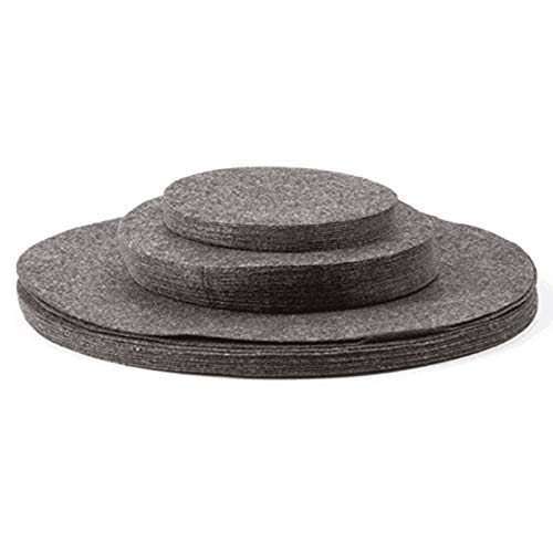 Geschirrschutz 48 Stück, Dish Divider Pads, Filz Tellerteiler, Topf Pads, Aufbewahrungs und Plattenstapelschutz, Trennwände, Weiche Filz Tellerschützer, für Küchen, Wohnzimmer oder Esszimmer Cover