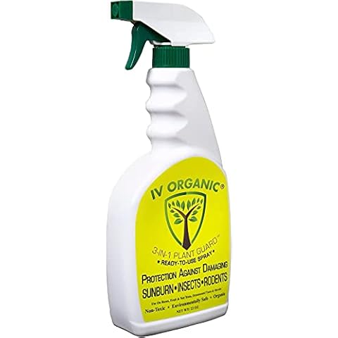 IV Organic 23 oz. 3-in-1 Plant Guard Spray Bottle (White) (1) Cover