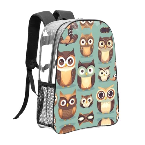 Sac à dos transparent noir à poches pour simplifier vos contrôles - 3