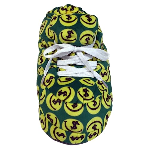 Image of Happy Feet Slippers Standard Sneaker Slippers for Men, Women, and Kids - Women Shoes, Gifts for Women, As Seen on Shark Tank - Classy Oversized House Slippers for Women with Non-Slip Rubber Soles