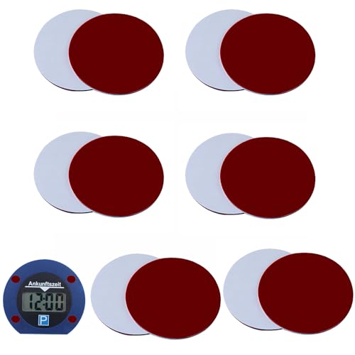 EUZUXU 12PCS Replacement Adhesive Pad Set, Compatible with Park Mini Parking Disc, Special Adhesive for Glass