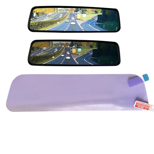 Lámina antirreflejos para espejo retrovisor de coche, lámina antideslumbrante, para la visión trasera del vehículo para una conducción segura