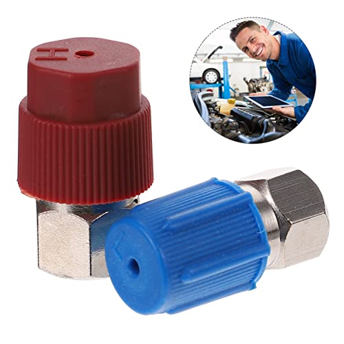 Conectores rápidos de conversión alta/baja LIFKOME, 2 piezas, para reparación de líneas de aire acondicionado automotriz, diseño deslizante miniatura 4