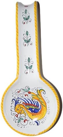 Italian Ceramic Spoon Rest Raffaellesco