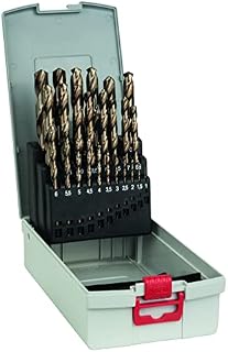 Bosch Professional 25pc. HSS-Cobalt ProBox Metal Drill Bit Set (for Stainless Steel, Ø 1-13 mm, Accessories Drill Driver and Drill Stand)