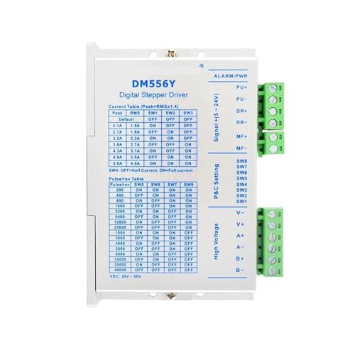 Pilote de moteur pas à pas numérique 5.6A contrôleur DM556Y biphasé 50V