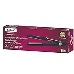 Shine Therapy Hair Straightener, Argan Oil Infused Ceramic Plates, 150-230°C, Digital Display, 5 Temperature Settings by Telford UK