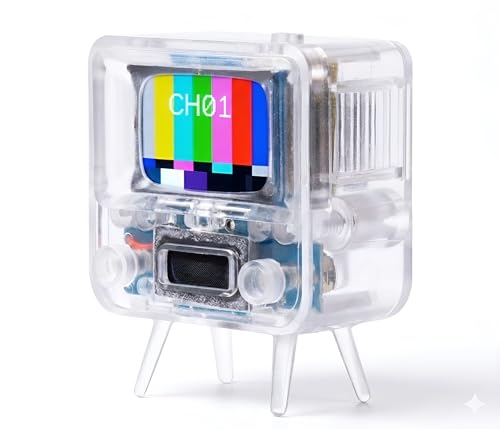 TinyTV 2 ブラウン ミニチュアテレビ リモコン付き 新品・箱難あり Amazon | TinyCircuits TinyTV 2 (ブラウン) 世界最小級レトロ