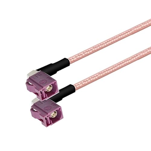 R*/F ���� RG316 �P�[�u�� Fakra D �I�X/���X/�I�X�����O�R�l�N�^ an*/tenna �����O���[�����P�[�u��(Fakra D F90 to F90,10CM)