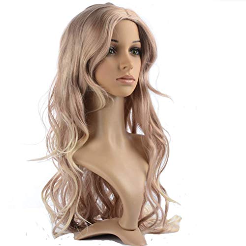 Perruque cheveux frisés doré SHANG : finis les cheveux plats en fête