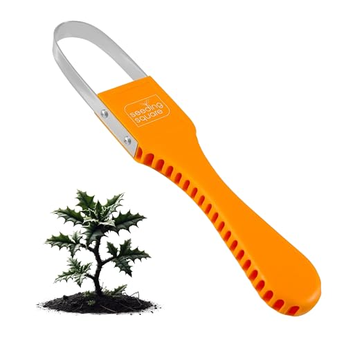 Seeding Square Sneaky Weeder Handheld Gardening Tool for Precise Weeding | Ergonomic, Lightweight, and Durable Manual Weeder for Vegetable Gardens and Flower Beds