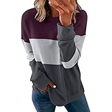 Weihnachtskleid Pullover Kleid Damen Herbst Langarm Schneeflocke lang bedruckter knielanger Hoodie Sweatshirt Bluse Kleider Strickkleid Damen Rundhals Pullover Kleid Weihnachtskleid Langer Pullover Kleid Damen Kleider Pullover Rippstrick Wickelkleid Schneeflocke Muster bequem für Winter Freizeit Party