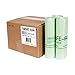 EcoSafe-6400 HB3339-85 Certified Compostable Bag - 33x39? Green Bags for 35 Gallon Bin - Extra Strong Leak, Puncture and Tear Resistant Food Scraps Bin Liners, Pack of 135